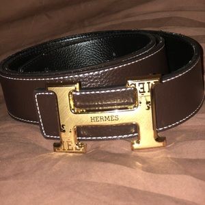 Men’s Hermès belt fits up to a 48 waist